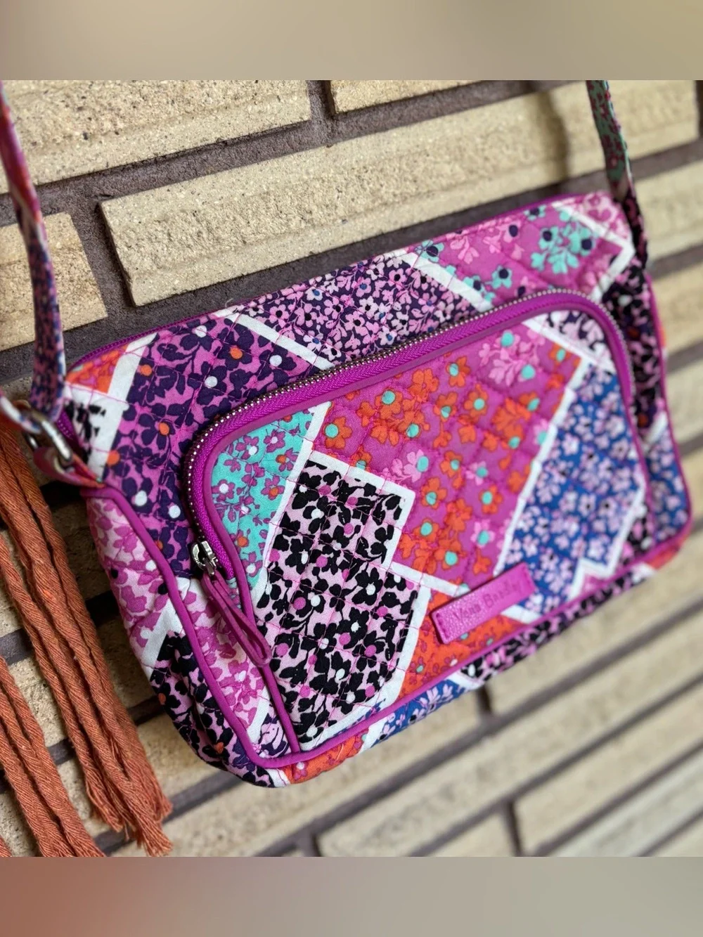 Boho Quilted Crossbody Bag - Vera Bradley - Summer Bag - Picture 11 of 15